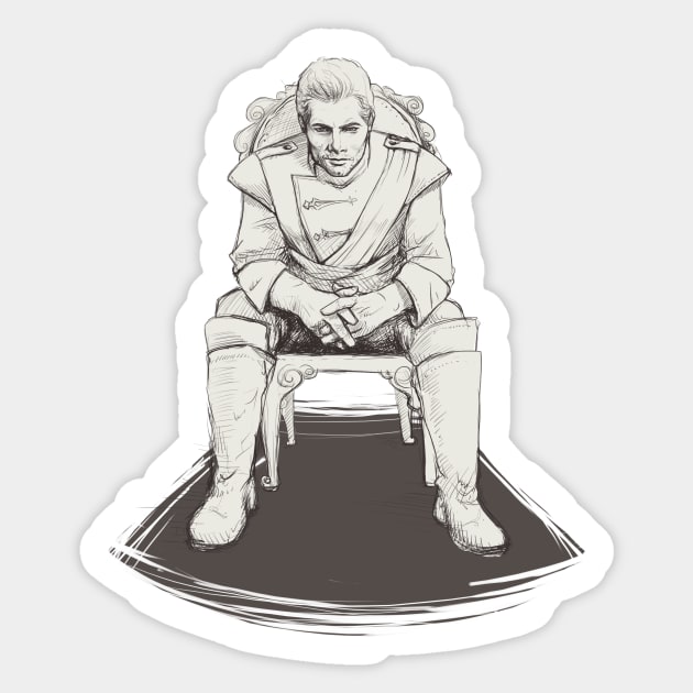 Cullen Rutherford, formal attire Sticker by cute-ellyna